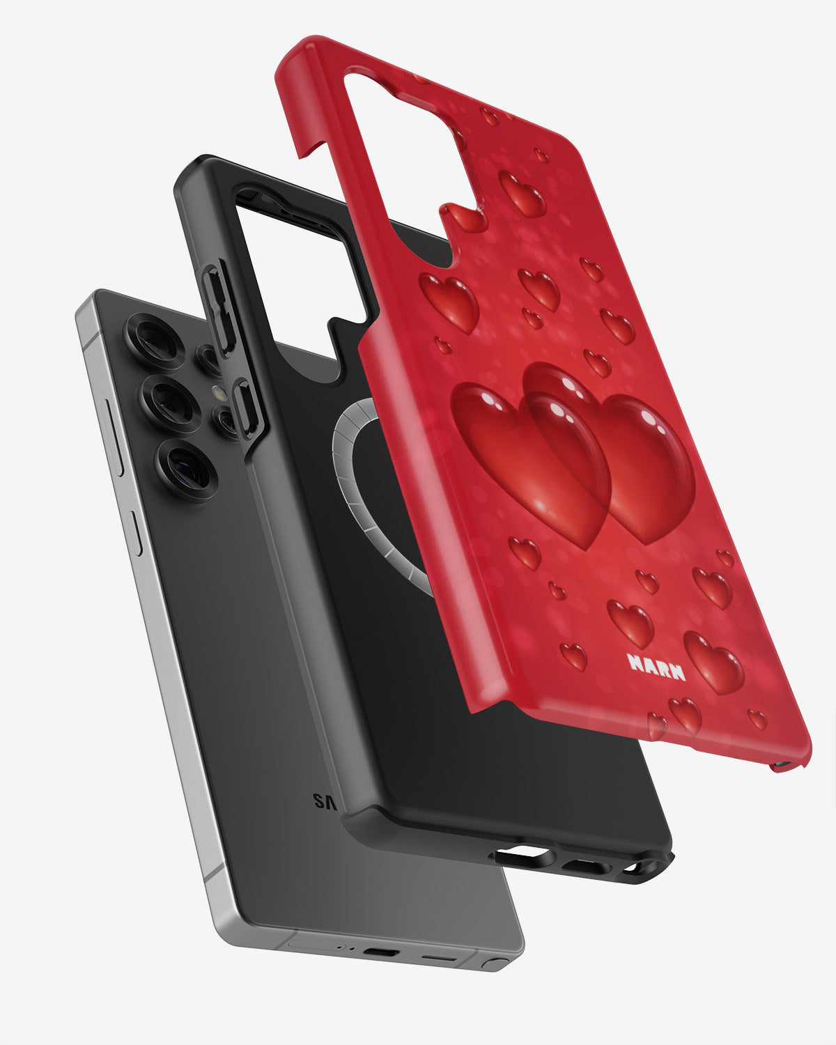 Samsung Galaxy S25 Ultra Tough Case – Red Romance - View 2