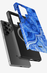 Samsung Galaxy S25 Ultra Tough Case – Blue Vintage - View 2