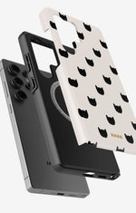 Samsung Galaxy S25 Ultra Tough Case – Kitty Dots - View 2