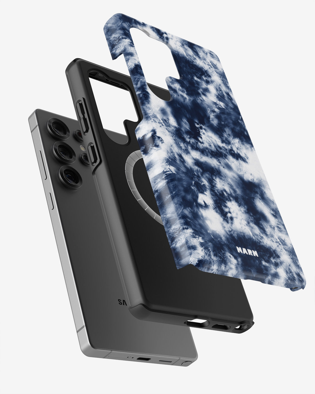 Samsung Galaxy S25 Ultra Tough Case – Tie Dye Blue - View 2