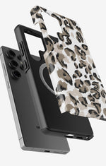 Samsung Galaxy S25 Ultra Tough Case – Snow Leopard - View 2