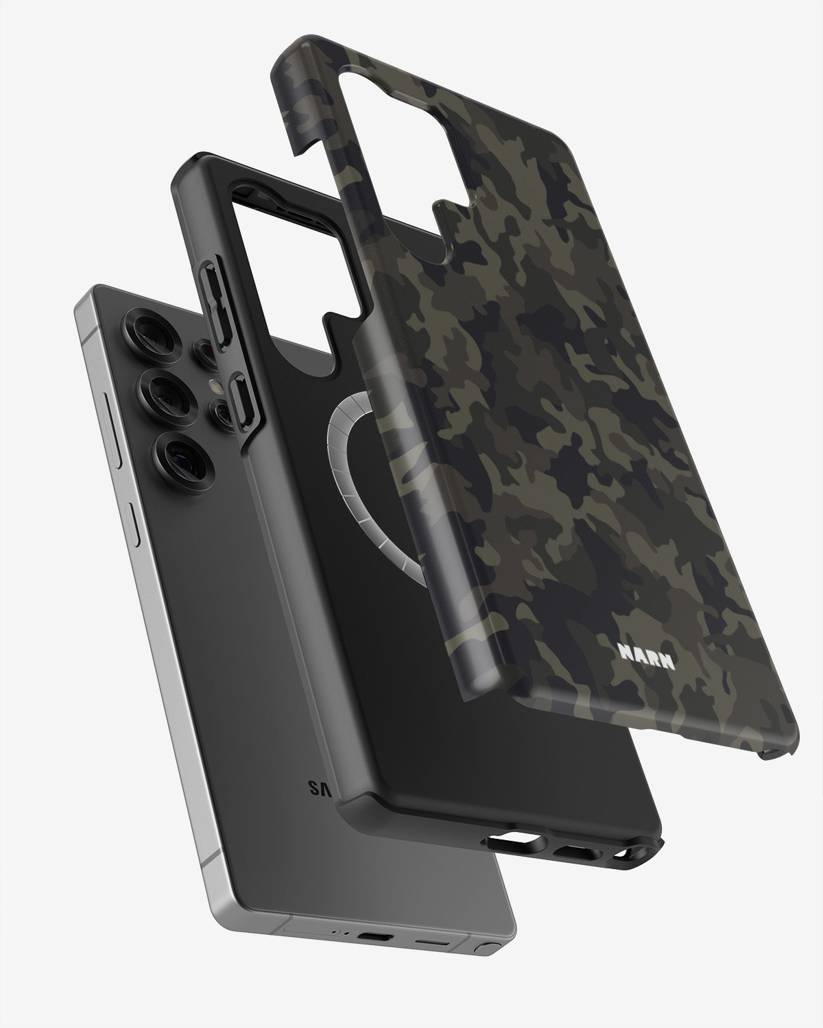 Samsung Galaxy S25 Ultra Tough Case – Jungle Green Camo - View 2