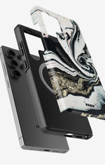 Samsung Galaxy S25 Ultra Tough Case – Golden Swirl - View 2