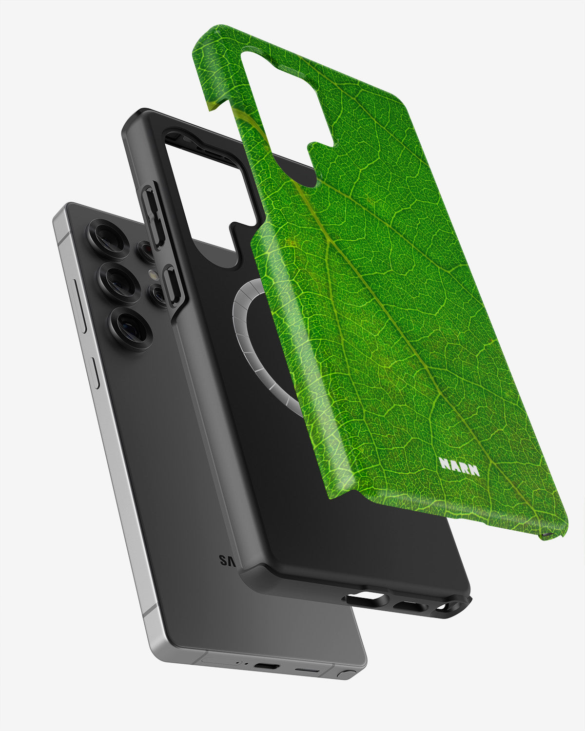 Samsung Galaxy S25 Ultra Tough Case – Green Leafy - View 2