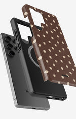 Samsung Galaxy S25 Ultra Tough Case – Choco Dots - View 2