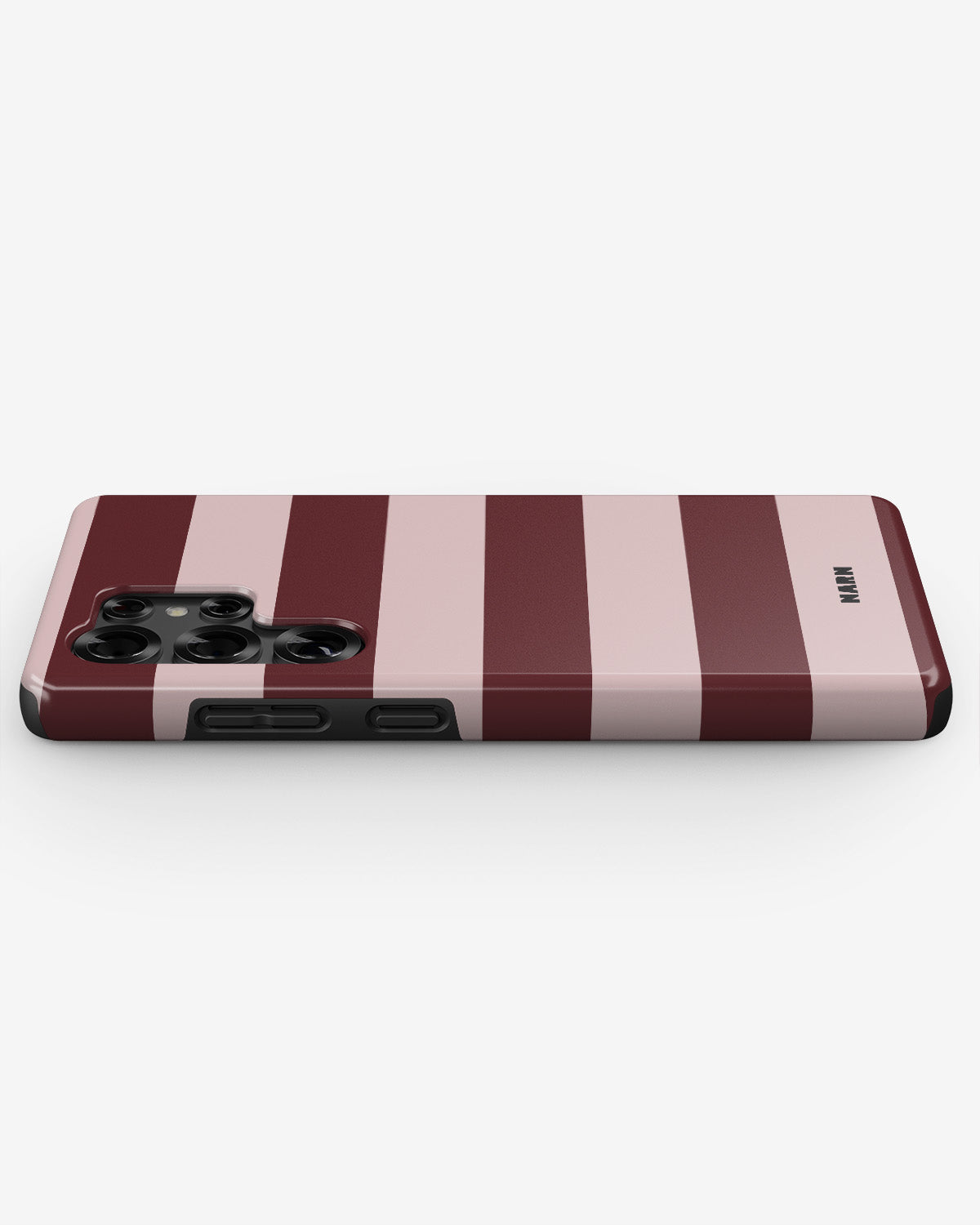 Samsung Galaxy S25 Ultra Tough Case – Cranberry Stripe - View 3