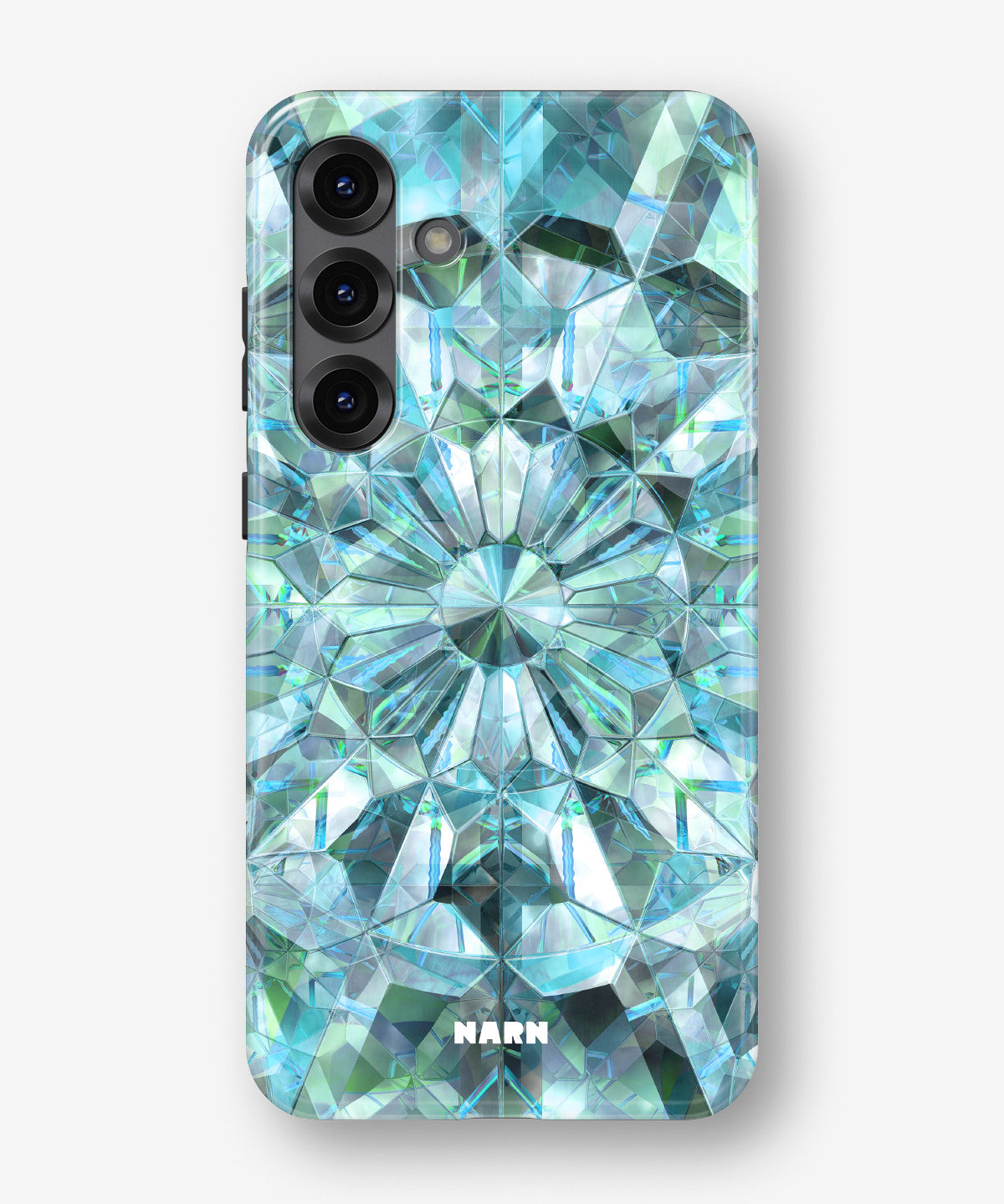 Samsung Galaxy S25 Plus Tough Case – Green Crystals - View 1
