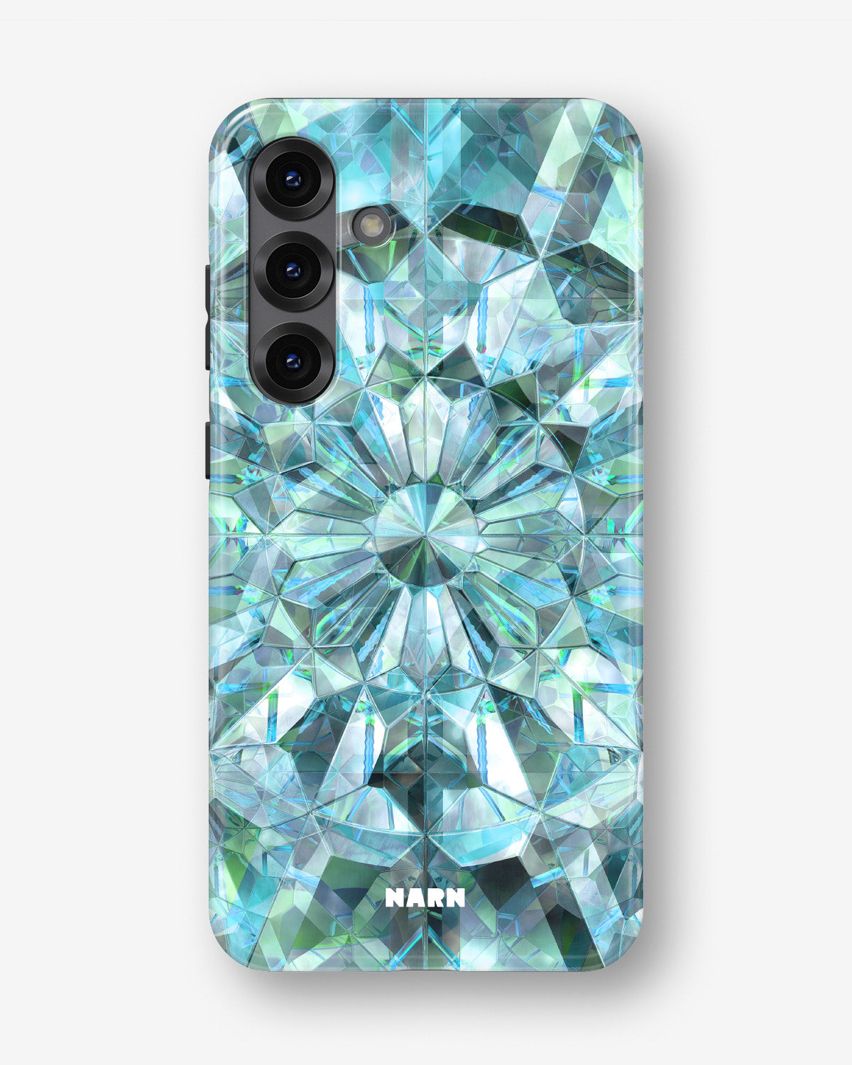 Samsung Galaxy S25 Plus Tough Case – Green Crystals - View 1