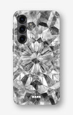 Samsung Galaxy S25 Plus Tough Case – Grey Crystals - View 1