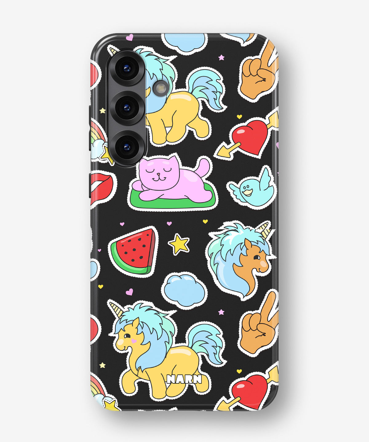 Samsung Galaxy S25 Plus Tough Case – Cute Stickers - View 1