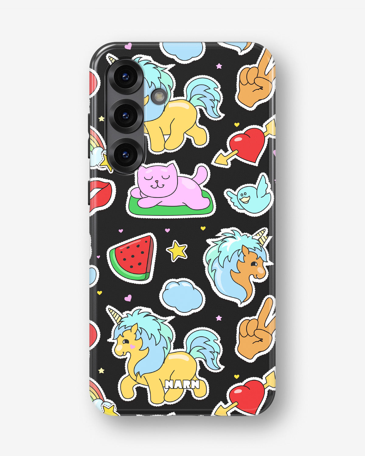 Samsung Galaxy S25 Plus Tough Case – Cute Stickers - View 1