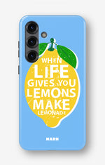Samsung Galaxy S25 Plus Tough Case – Lemon Quote - View 1
