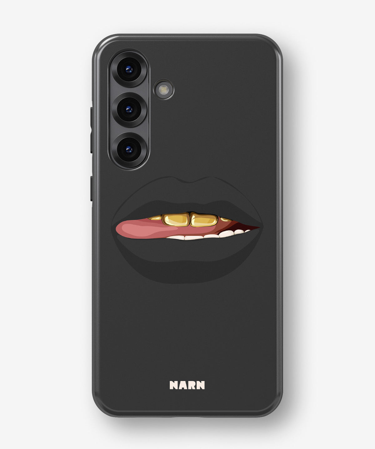 Samsung Galaxy S25 Plus Tough Case – Golden Lips - View 1