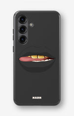 Samsung Galaxy S25 Plus Tough Case – Golden Lips - View 1