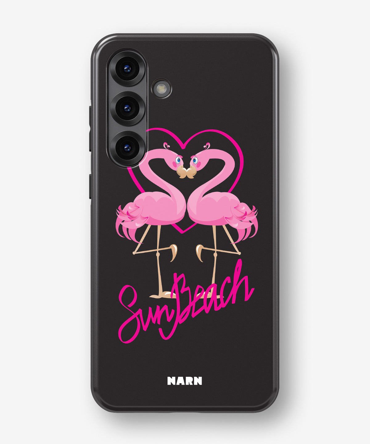 Samsung Galaxy S25 Plus Tough Case – Beach Flamingo - View 1