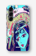 Samsung Galaxy S25 Plus Tough Case – Abstract Cat - View 1