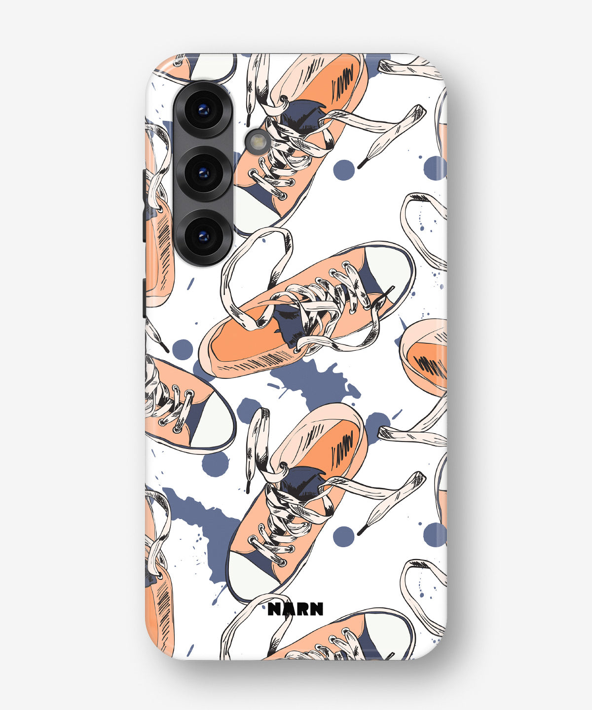 Samsung Galaxy S25 Plus Tough Case – Apricot Sneakers - View 1