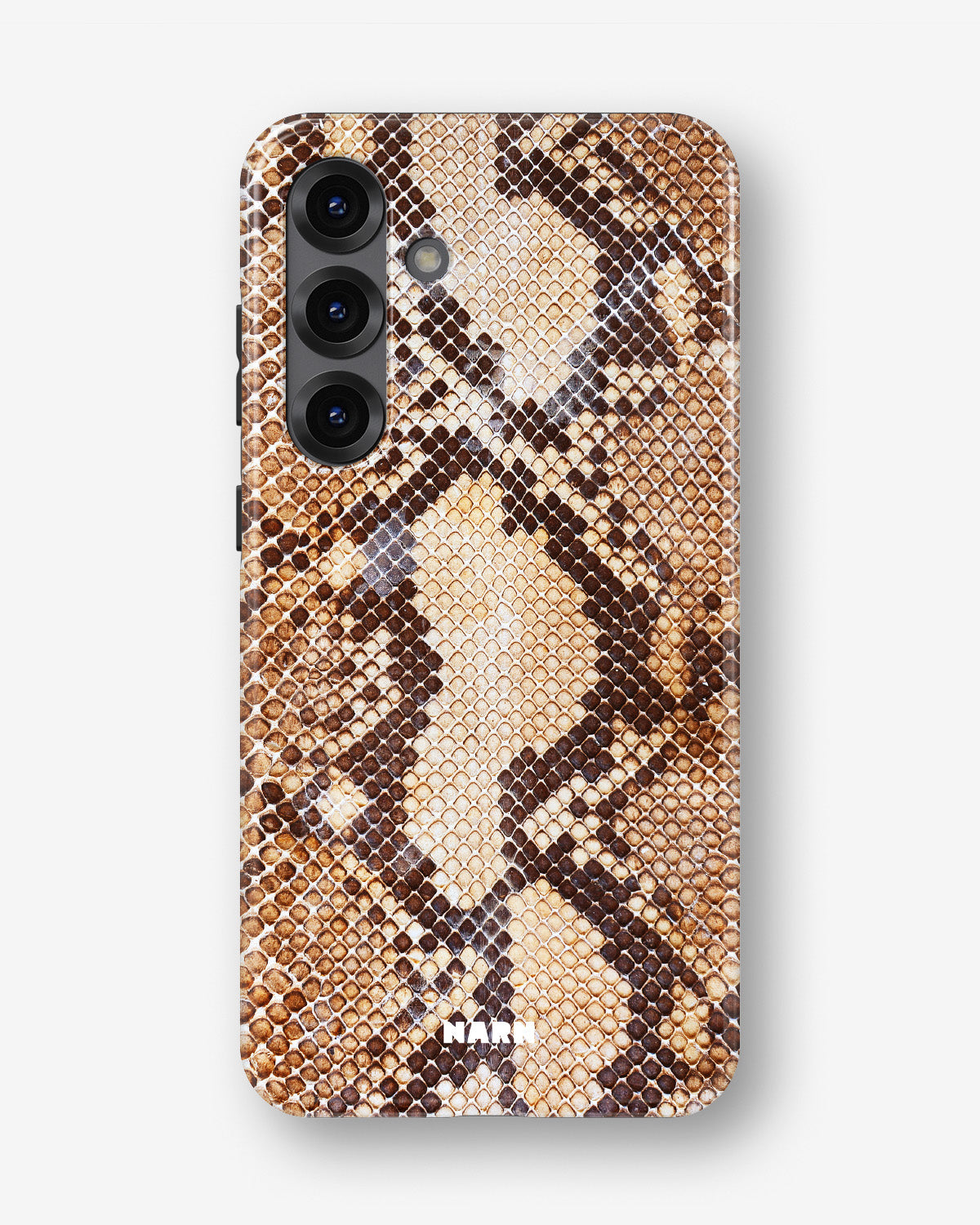 Samsung Galaxy S25 Plus Tough Case – Brown Snakeskin - View 1