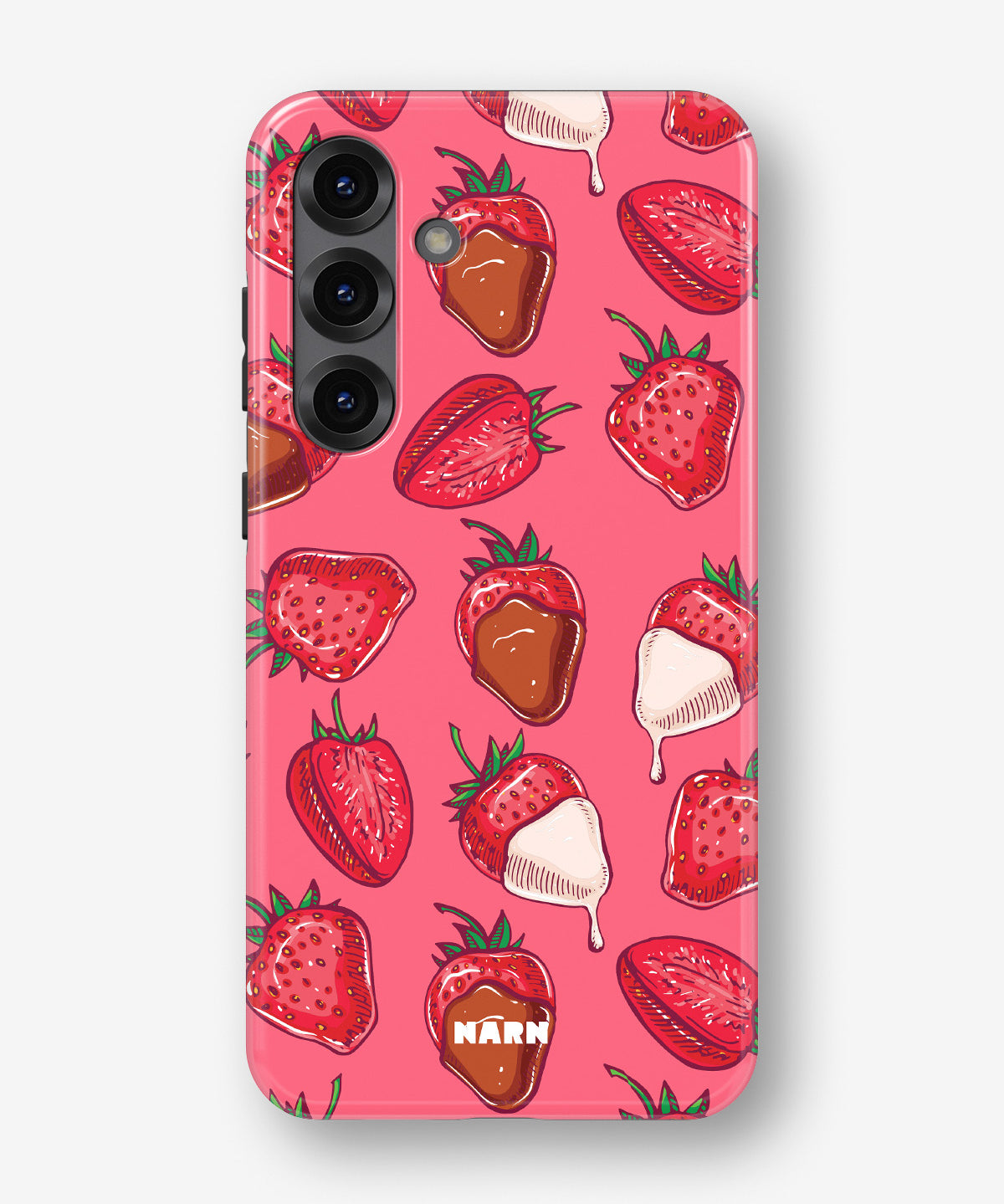Samsung Galaxy S25 Plus Tough Case – Strawberry Chocolate - View 1