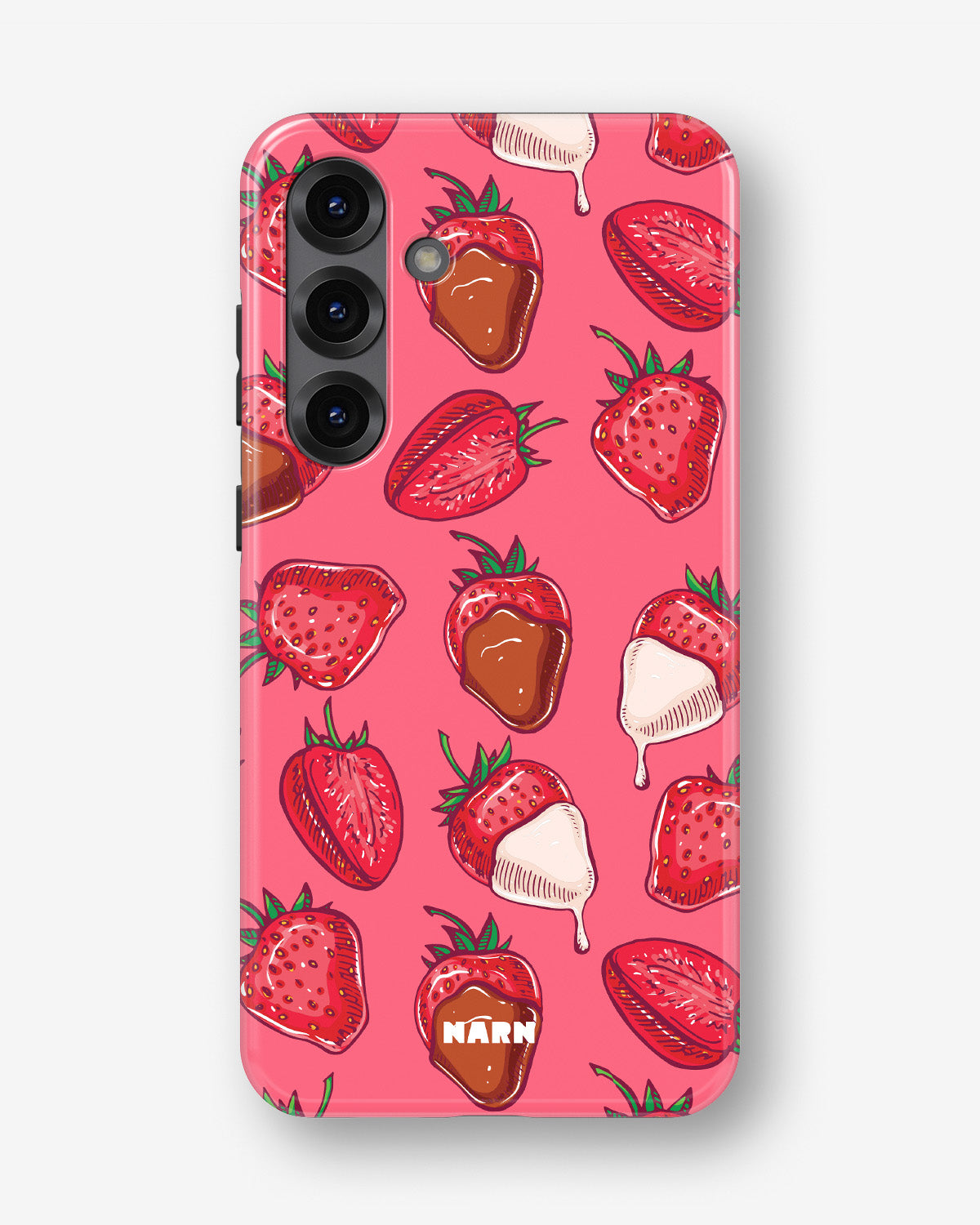Samsung Galaxy S25 Plus Tough Case – Strawberry Chocolate - View 1