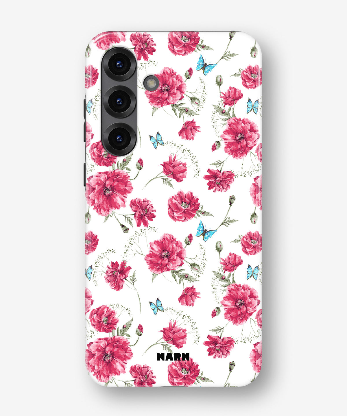 Samsung Galaxy S25 Plus Tough Case – Poppies in Bloom - View 1