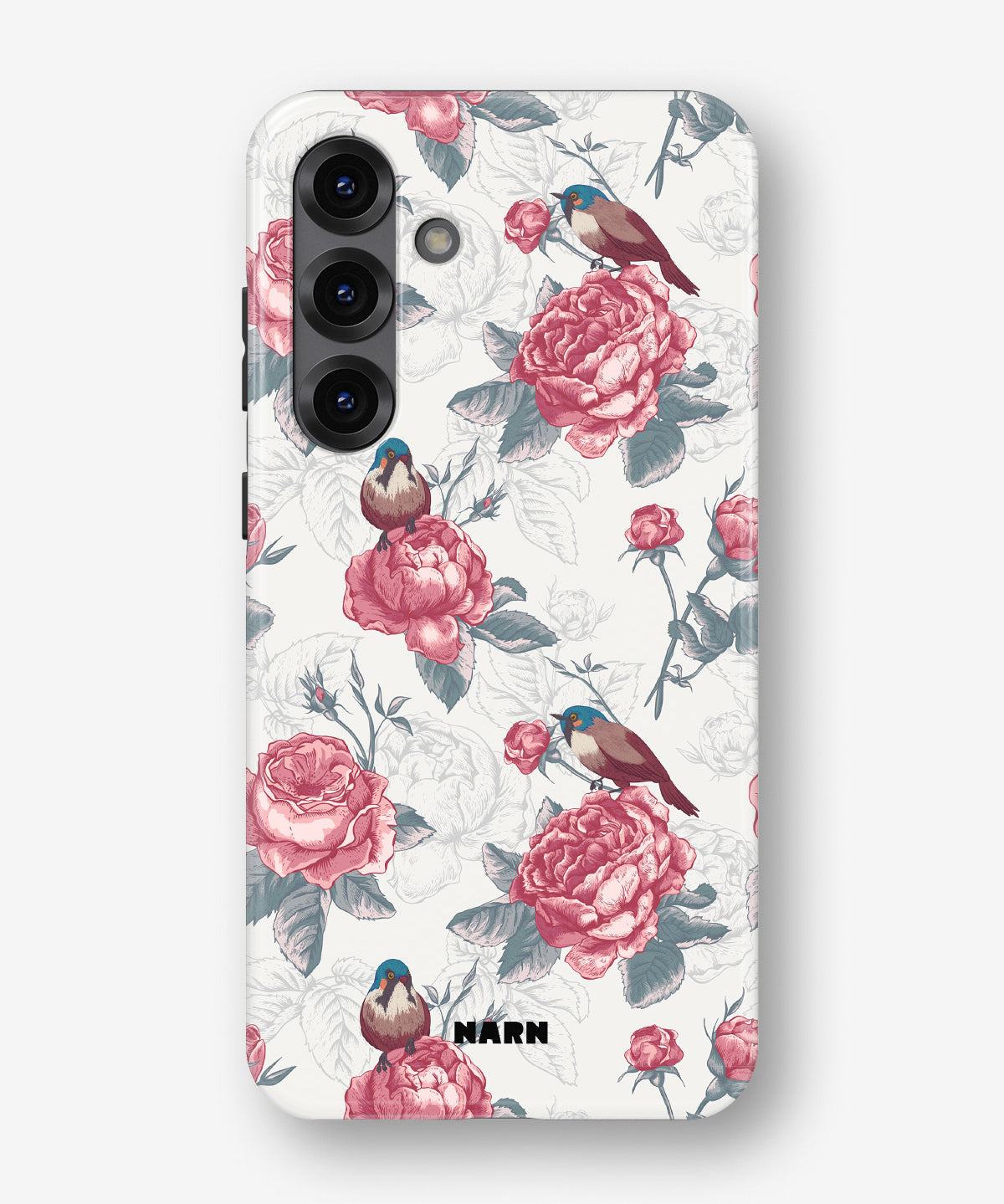 Samsung Galaxy S25 Plus Tough Case – Birds Among Roses - View 1