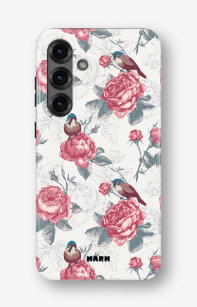 Samsung Galaxy S25 Plus Tough Case – Birds Among Roses - View 1