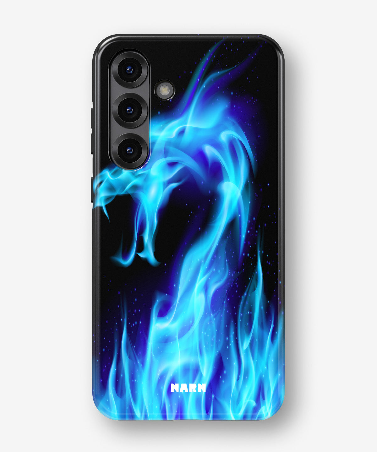 Samsung Galaxy S25 Plus Tough Case – Blue Flames Dragon - View 1
