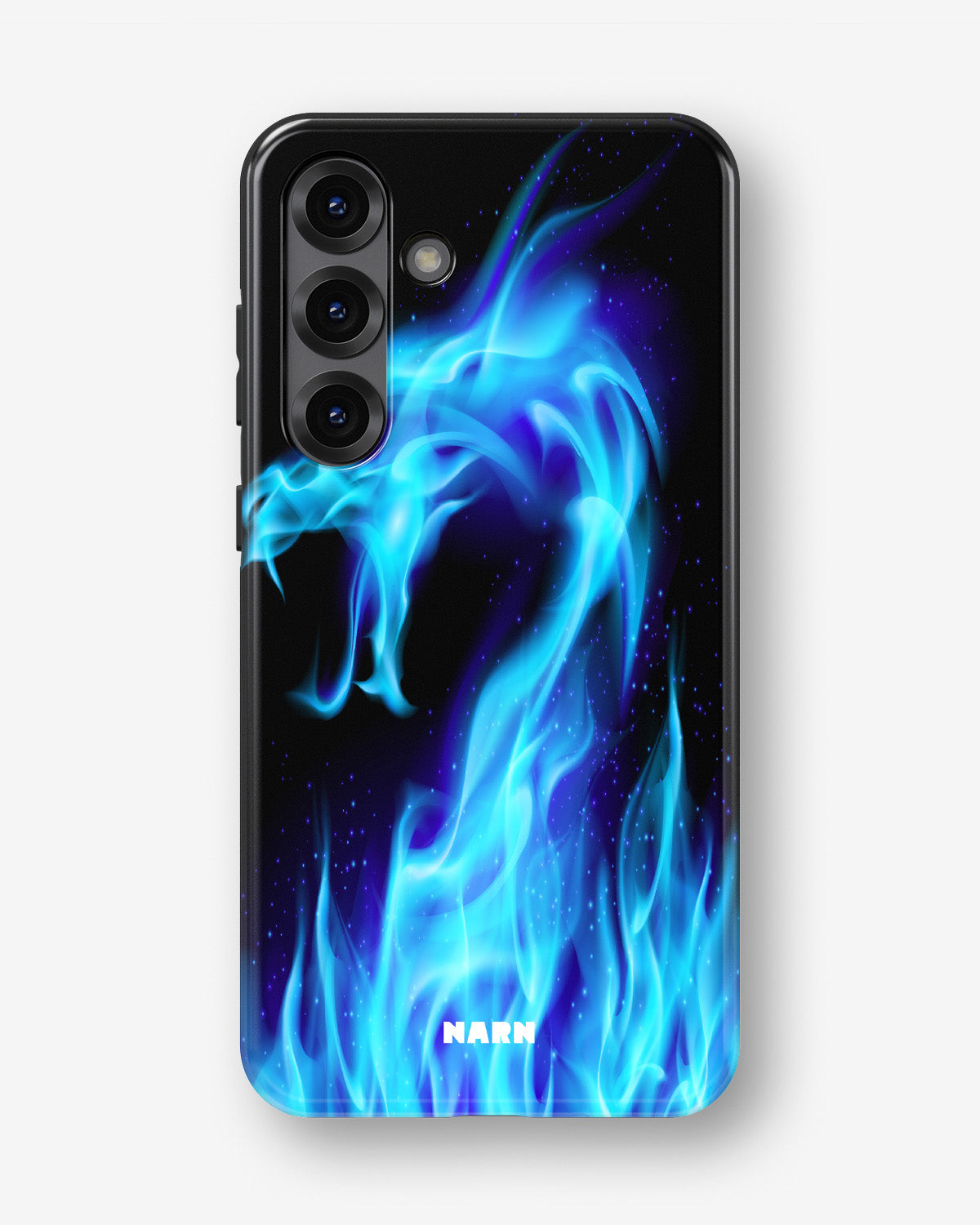 Samsung Galaxy S25 Plus Tough Case – Blue Flames Dragon - View 1