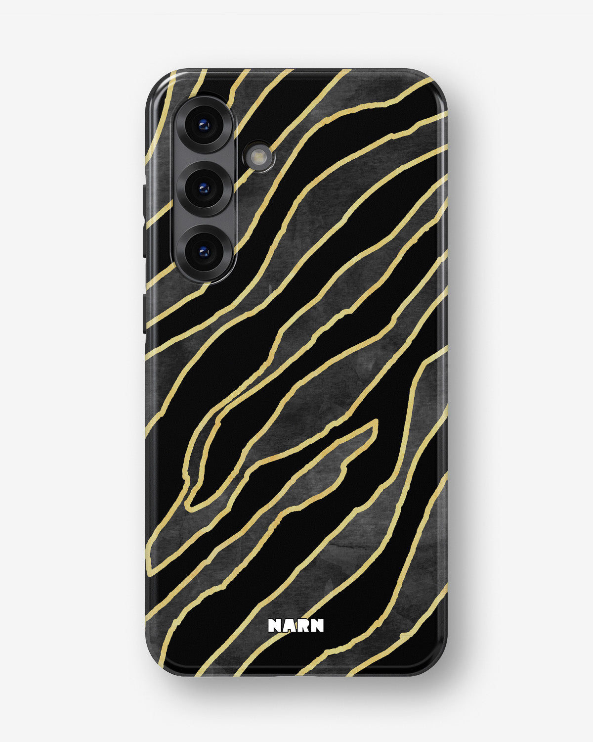 Samsung Galaxy S25 Plus Tough Case – Golden Zebra - View 1