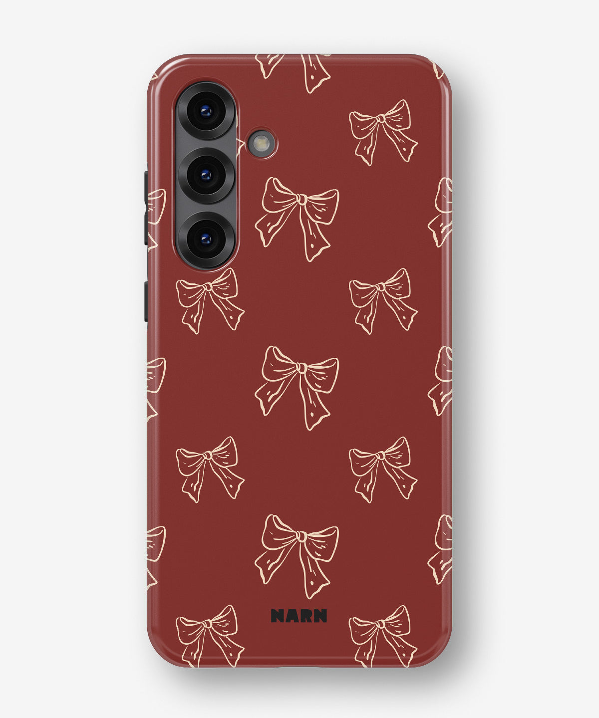 Samsung Galaxy S25 Plus Tough Case – Cherry Bows - View 1