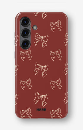 Samsung Galaxy S25 Plus Tough Case – Cherry Bows - View 1