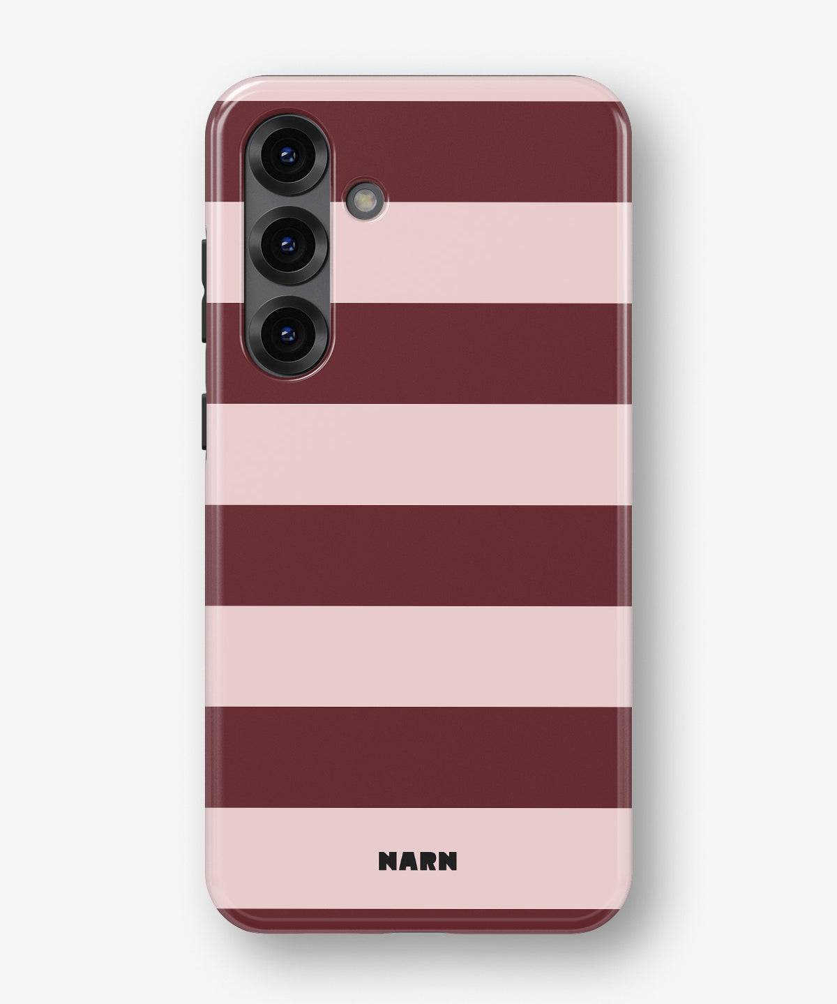 Samsung Galaxy S25 Plus Tough Case – Cranberry Stripe - View 1