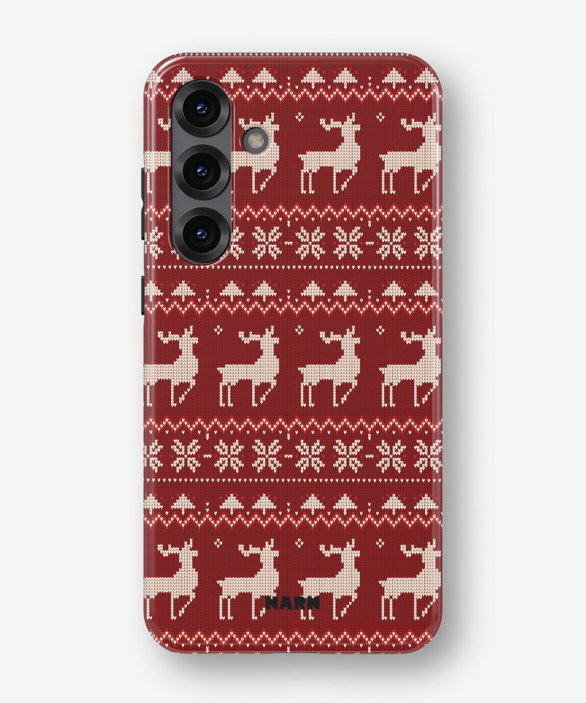 Samsung Galaxy S25 Plus Tough Case – Reindeer Knit - View 1