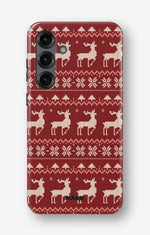 Samsung Galaxy S25 Plus Tough Case – Reindeer Knit - View 1
