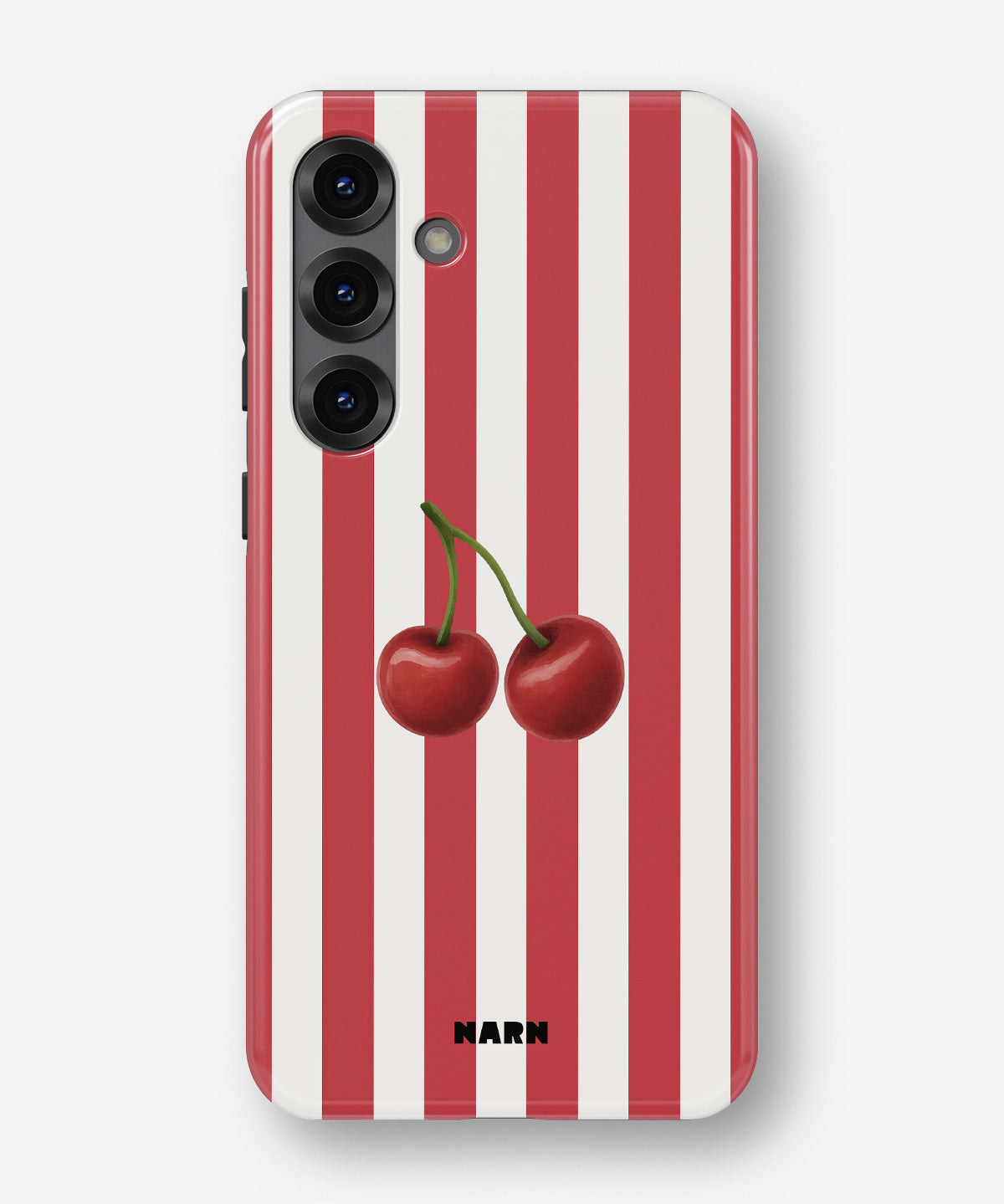 Samsung Galaxy S25 Plus Tough Case – Cherry Stripes - View 1