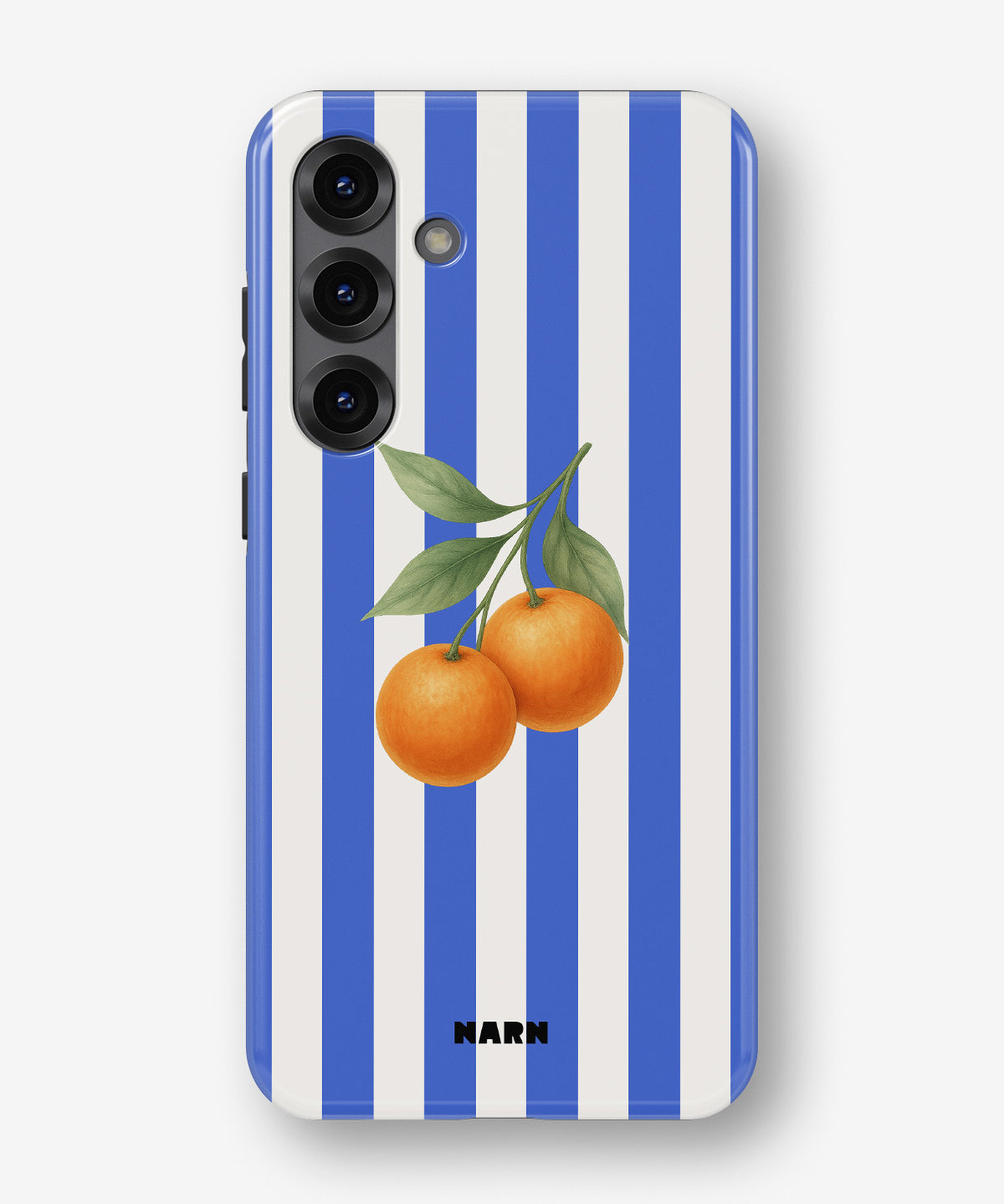 Samsung Galaxy S25 Plus Tough Case – Orange Stripes - View 1