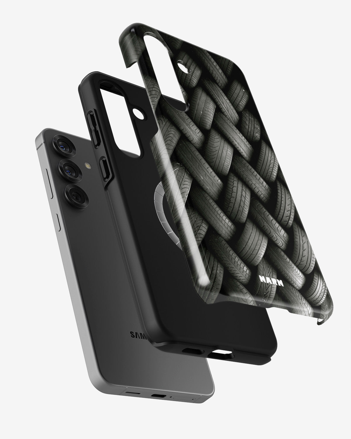 Samsung Galaxy S25 Plus Tough Case – Tires Wall - View 2