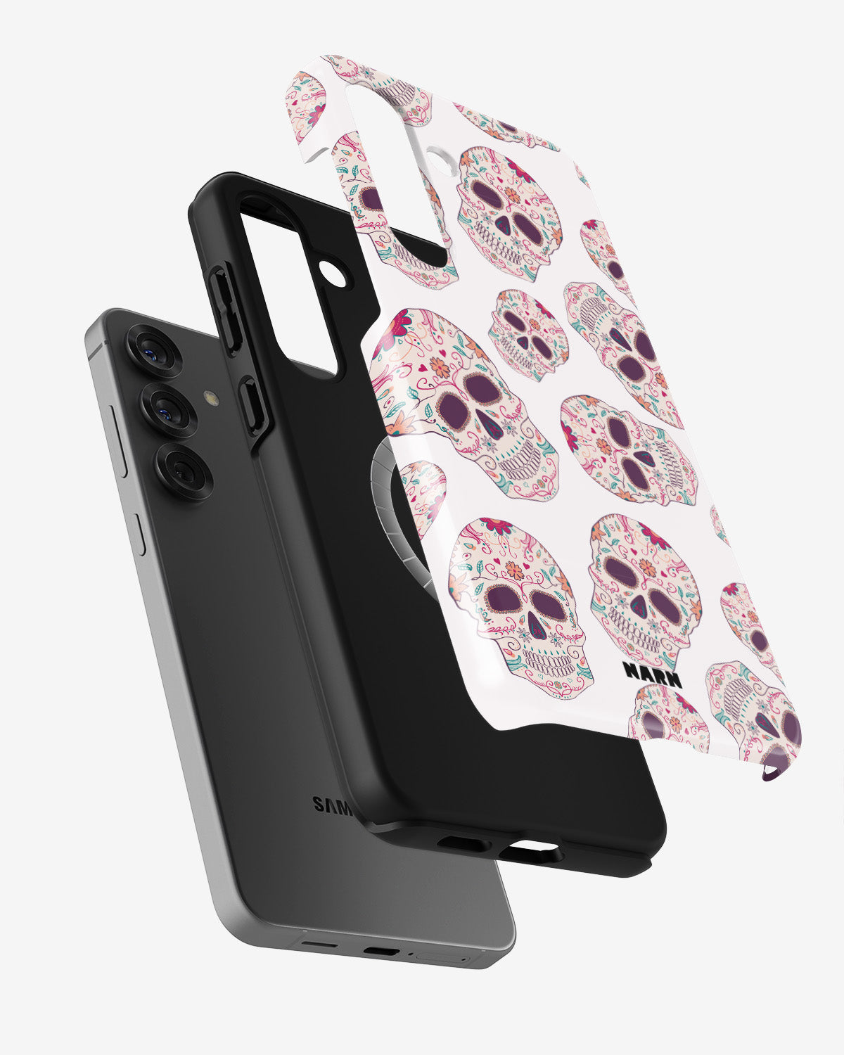 Samsung Galaxy S25 Plus Tough Case – Calavera Skulls - View 2