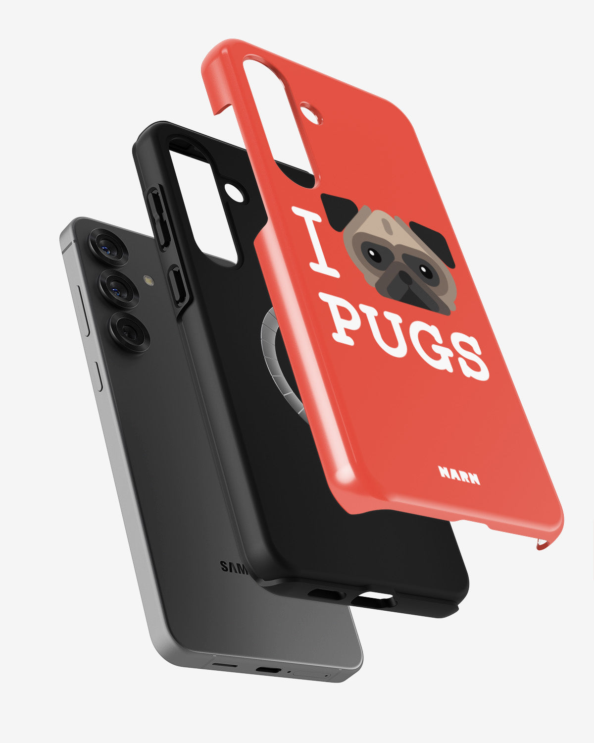 Samsung Galaxy S25 Plus Tough Case – I Love Pugs - View 2