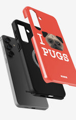 Samsung Galaxy S25 Plus Tough Case – I Love Pugs - View 2