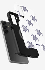 Samsung Galaxy S25 Plus Tough Case – Blue Turtles - View 2