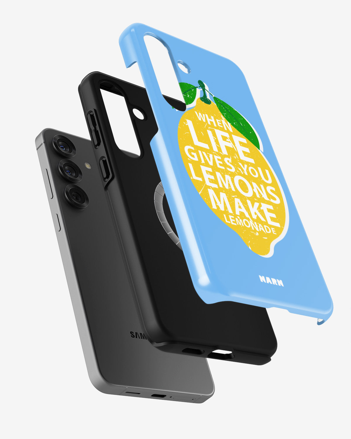 Samsung Galaxy S25 Plus Tough Case – Lemon Quote - View 2