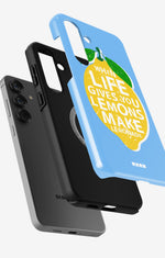 Samsung Galaxy S25 Plus Tough Case – Lemon Quote - View 2