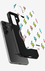 Samsung Galaxy S25 Plus Tough Case – Lightning Bolts - View 2