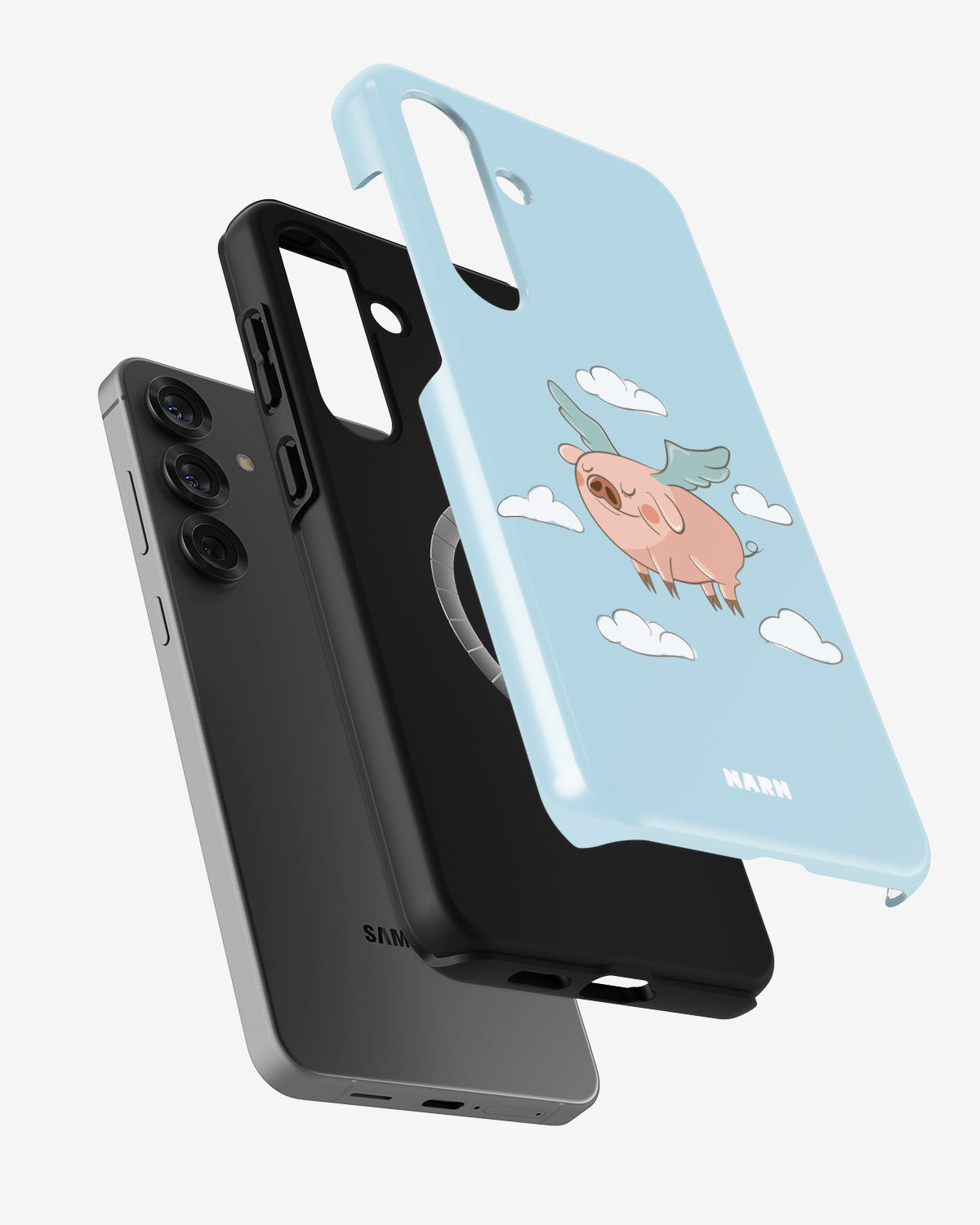 Samsung Galaxy S25 Plus Tough Case – Dreamy Pig - View 2