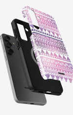 Samsung Galaxy S25 Plus Tough Case – Purple Aztec - View 2