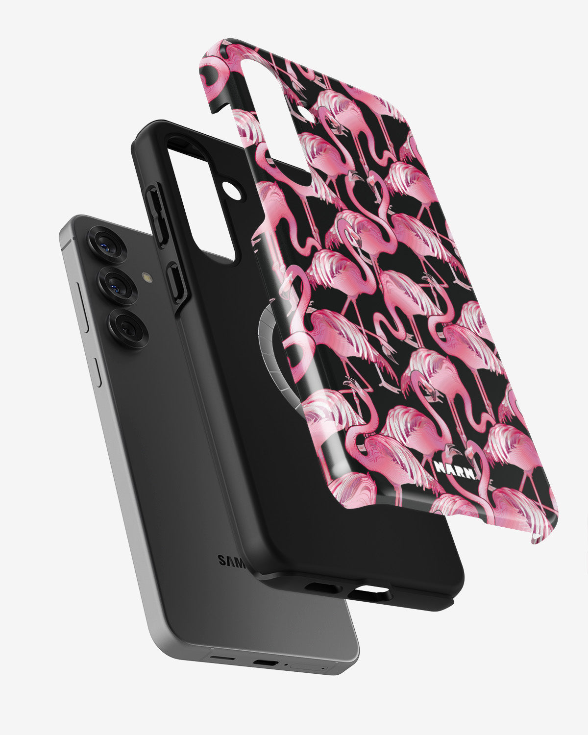 Samsung Galaxy S25 Plus Tough Case – Flamingos - View 2