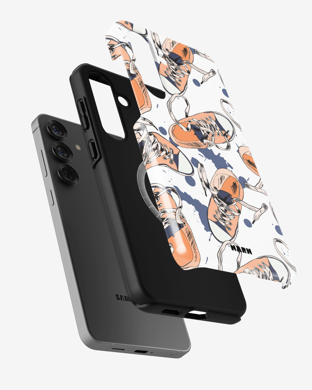 Samsung Galaxy S25 Plus Tough Case – Apricot Sneakers - View 2