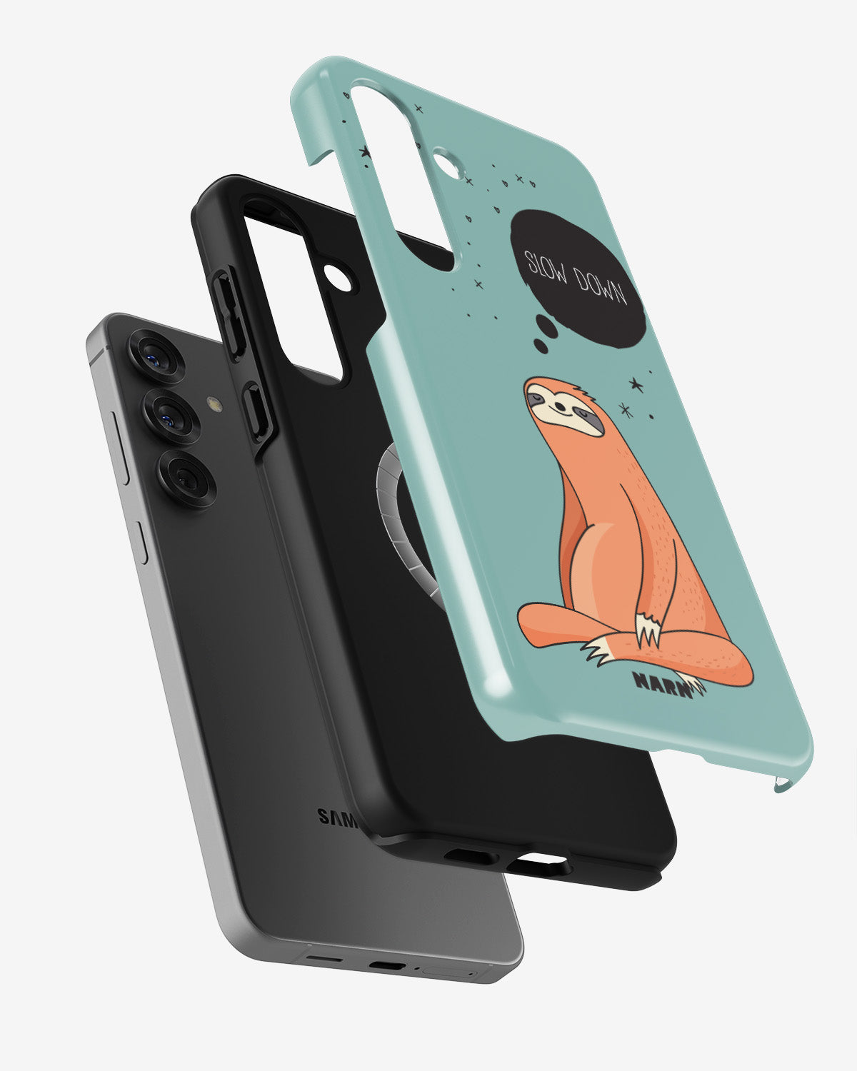 Samsung Galaxy S25 Plus Tough Case – Slow Down Sloth - View 2